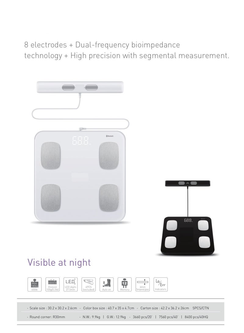 ProOne BODY LAB BLUETOOTH SMART SCALE - Image 4
